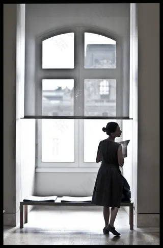 窗,婚纱写真,婚纱,门,毛坯房,白色现实的阴影2