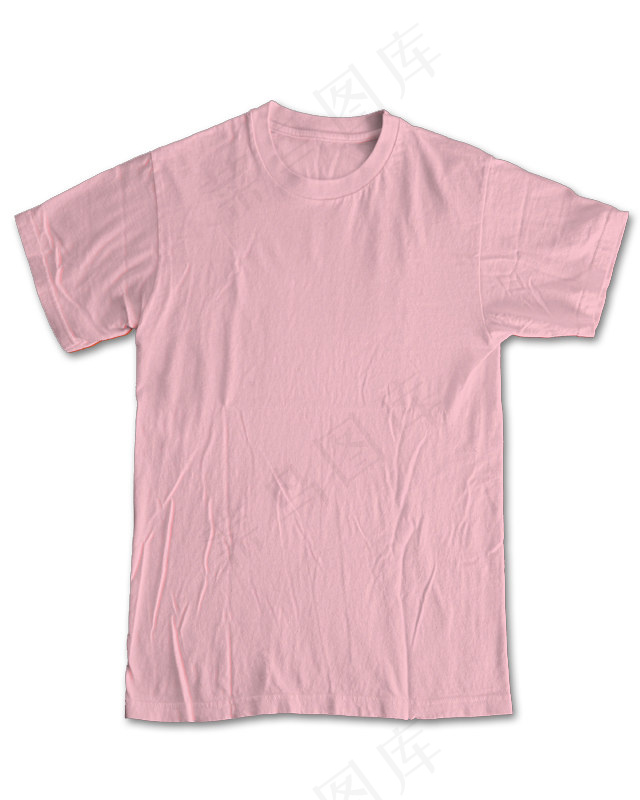 短袖衫,上衣,POLO衫,T恤,速干衣,新的空白正面-粉色