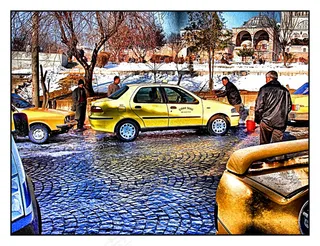 轿车,卡通动漫人物,跑车,洗车场,沿街店面,塔克西