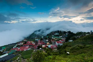 山峦,民居,天空,峡谷,草原,DSC_2415