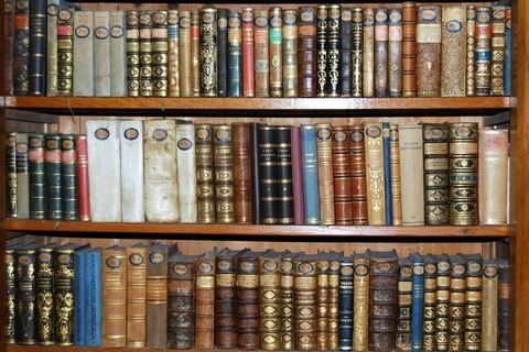 书架,图书室,租书店,书本,书柜门,Zirc修道院的宝藏