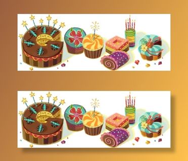 蛋糕,图画,礼品盒,大头针,霓虹灯广告,嘟嘟Cumpleaños