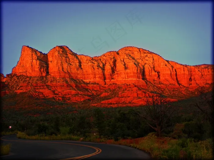 自然/人文景观,戈壁,峡谷,山峦,亚利桑那