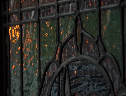 反射的冬日的阳光反射二