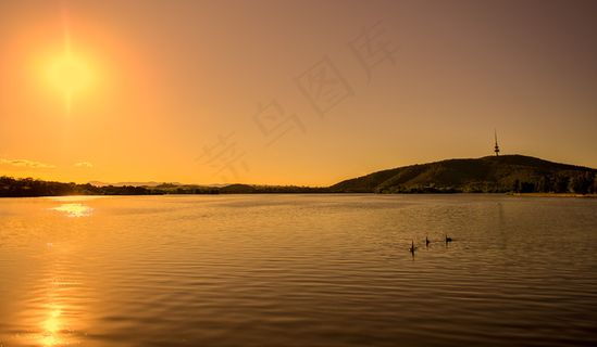 堪培拉日落