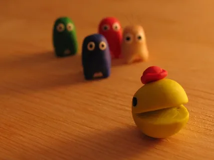 玩具,软陶,橡皮玩具,小黄鸭,泥人,时尚受害者