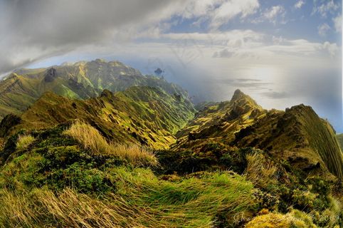 山峦,龙脊梯田,江岭,草原,油画,上帝的窗户...