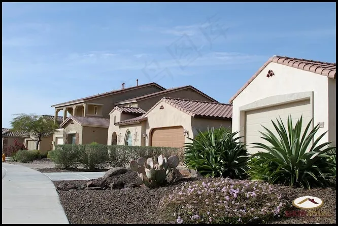 建筑,度假别墅,树,居民楼,天空,索诺兰山区牧场的房地产