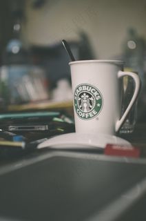 饮料/饮品,星巴克,马克杯,杯子,台式电脑,台