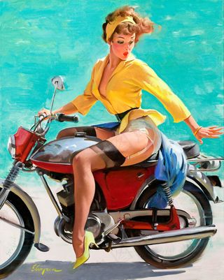 1956年由吉尔·埃尔夫格伦（Gil Elvgren）着装