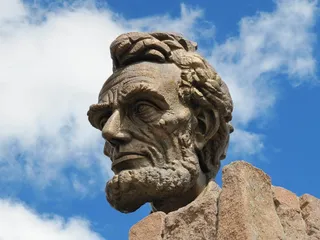 雕像,桥梁,佛像,工艺品,纪念碑,怀俄明州亚伯拉罕·林肯纪念碑