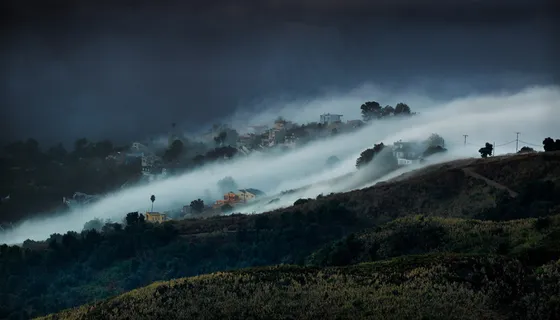 加利福尼亚马里布雾