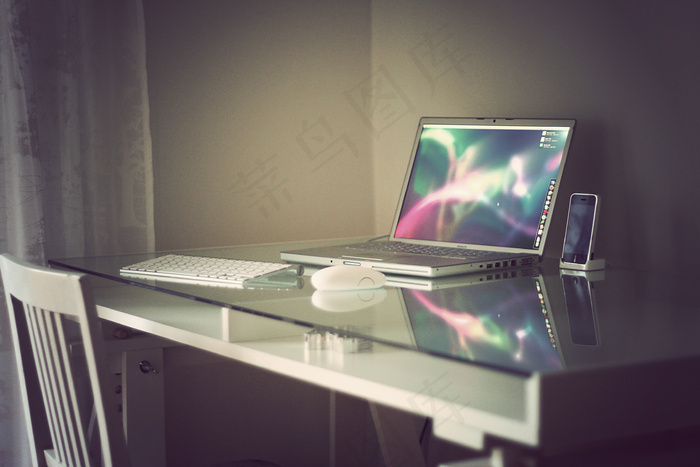 奖杯,台式电脑,水晶奖杯,室内一角,苹果第二代