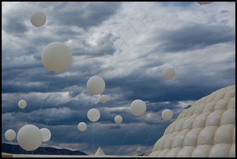 床单,模糊图片,天空,热汽球,球体。