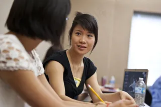 统计研究所教室里的学生