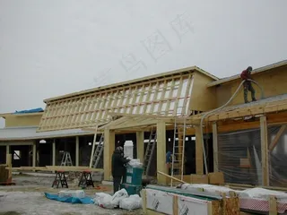 建筑,金器,起重机,剧院/博物馆/礼堂,太阳能板,2003年11月19日-屋顶隔热