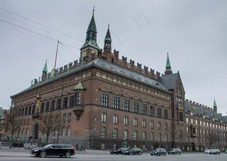 建筑,江河,轿车,上海外滩,居民楼,哥本哈根〜市政厅