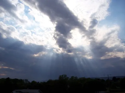 天空,卷积云,白云,雨层云,阴云密布,上帝之手 天空,卷积云,白云,雨层云,阴云密布,上帝之手