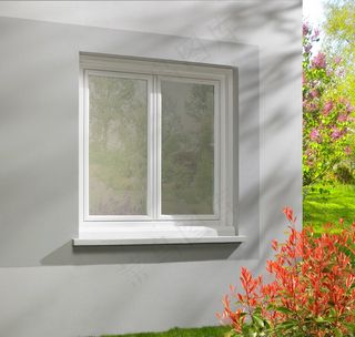 Fenêtreen PVC布兰奇Janneau Menuiseries