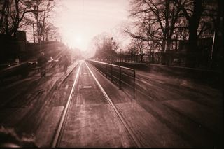 树,公路,天空,铁路轨道,高速路,轻微海啸II