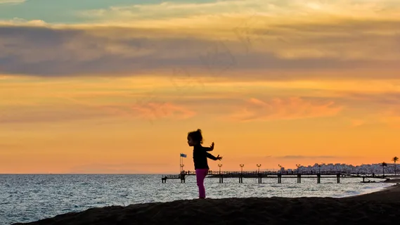 天空,海洋,湖泊,霞光,屏幕截图,自由