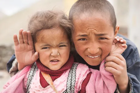 合照,人物特写,老年人,女孩,美女,印度-Kargil Rangdum的儿童 合照,人物特写,老年人,女孩,美女,印度-Kargil Rangdum的儿童
