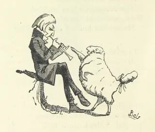 图片取自“ The Bab Ballads”的第28页，其中包括《萨瓦德之歌》……作者创作了350幅插图”