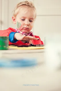 手指画。 手指画。