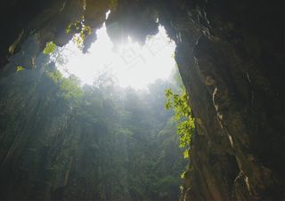 气候气象,树,洞穴溶洞,天空,峡谷,吉隆坡_35