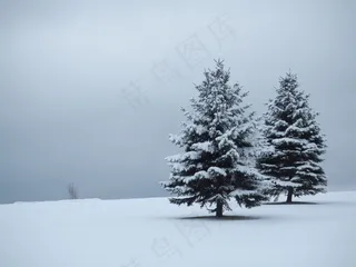2_Firs_Snow