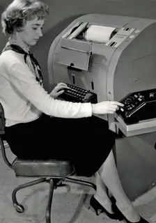 1956年？ ...电传！