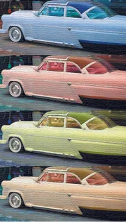 轿车,旗帜,晒衣夹,吊装带,文具盒,50辆车的调色板