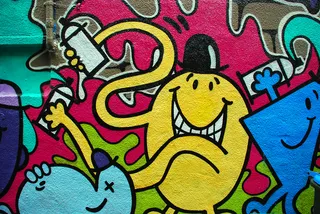 绘画,包装纸,街头涂鸦,纸版画,图画,门先生