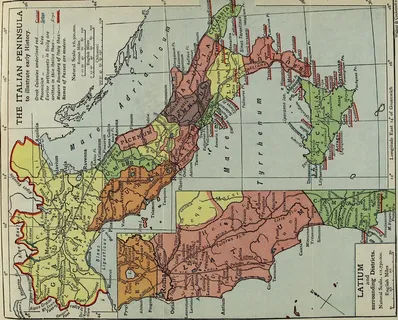 行政区划图,地图,书本,设计效果图,简笔画,图片来自“意大利和西西里岛指南”（1911年）第43页