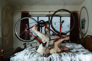 折叠自行车,自行车,驯鹿,自行车架,水车,训练