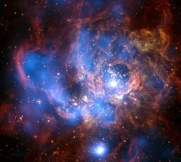 Galaxy M33:狂野和轻度(Chandra,1/27/09) Galaxy M33:狂野和轻度(Chandra,1/27/09)