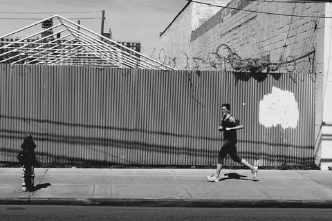 ,钢笔画,工笔画,跑步者