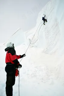 塔斯曼冰川攀冰 塔斯曼冰川攀冰