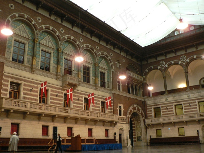 建筑,宫殿,剧院/博物馆/礼堂,餐饮场所,城市街道,KøbenhavnsRådhus（市政厅）