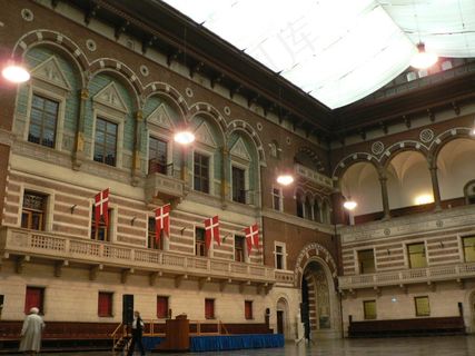 建筑,宫殿,剧院/博物馆/礼堂,餐饮场所,城市街道,KøbenhavnsRådhus（市政厅）