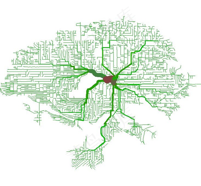 图画,地图,树,工笔画,简笔画,自行车最小生成树