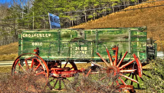 复古约翰迪尔旅行车