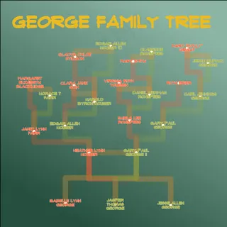 屏幕截图,文字图片,书本,图表,,家族树层次结构-绿色