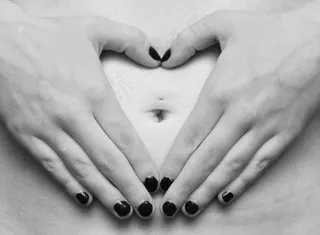 手,手掌,甲贴,手指甲,趾甲,第28天50mm / 50天黑白