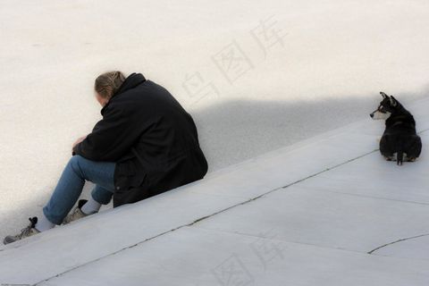 沙漠,滑雪图,包,雨伞,背包,孤独感