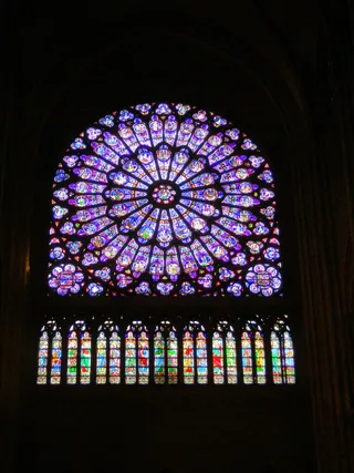 吸顶灯,窗,建筑,彩绘玻璃,灯,巴黎圣母院的玻璃画