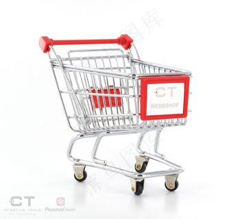 购物车,推车,手推车,包,手提包,CreativeTools.se-PackshotCreator-微型购物车