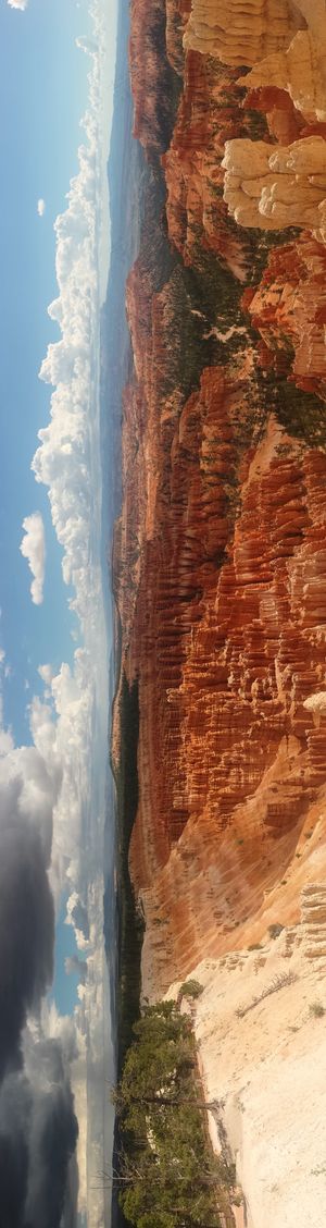 雷雨来到布莱斯峡谷