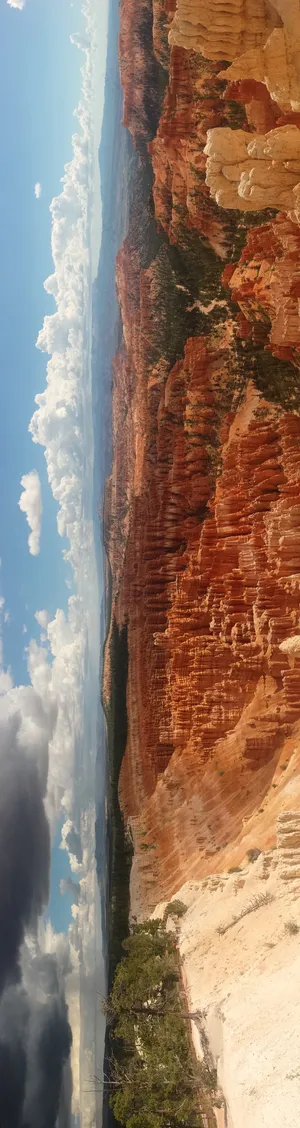 雷雨来到布莱斯峡谷