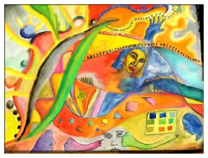 绘画,油画,书籍,卡通动漫人物,文字图片,多通道通讯